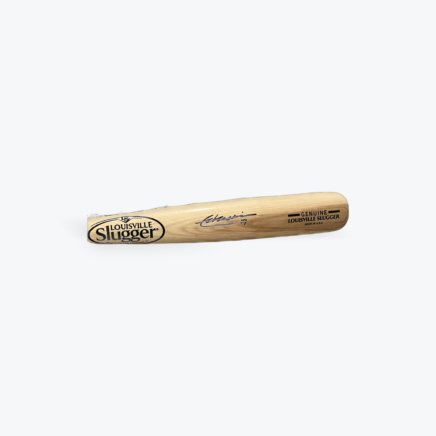 Cole Messina Signed Baseball Bat
