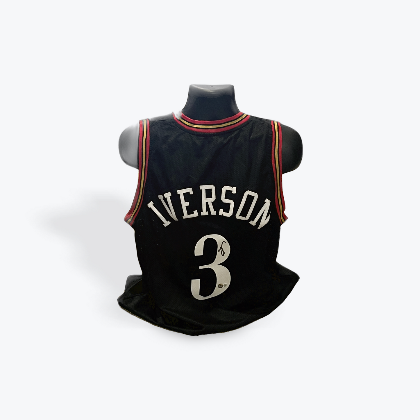 Allen Iverson Autographed Basketball Jersey - Beckett