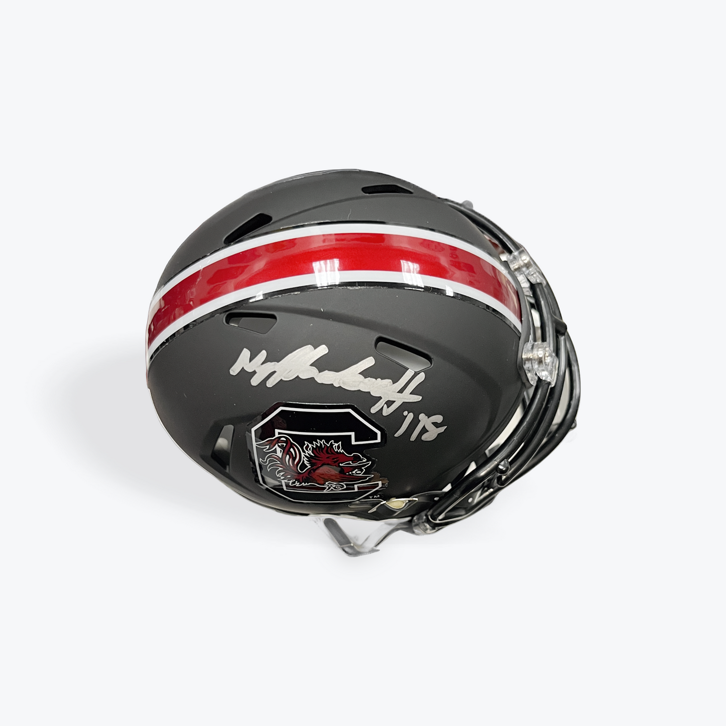Nyck Harbor Autographed Mini Helmet (Black)