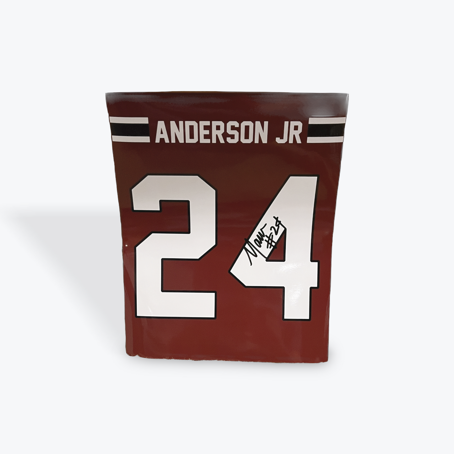 Mario Anderson Jr Signed Jersey Photo