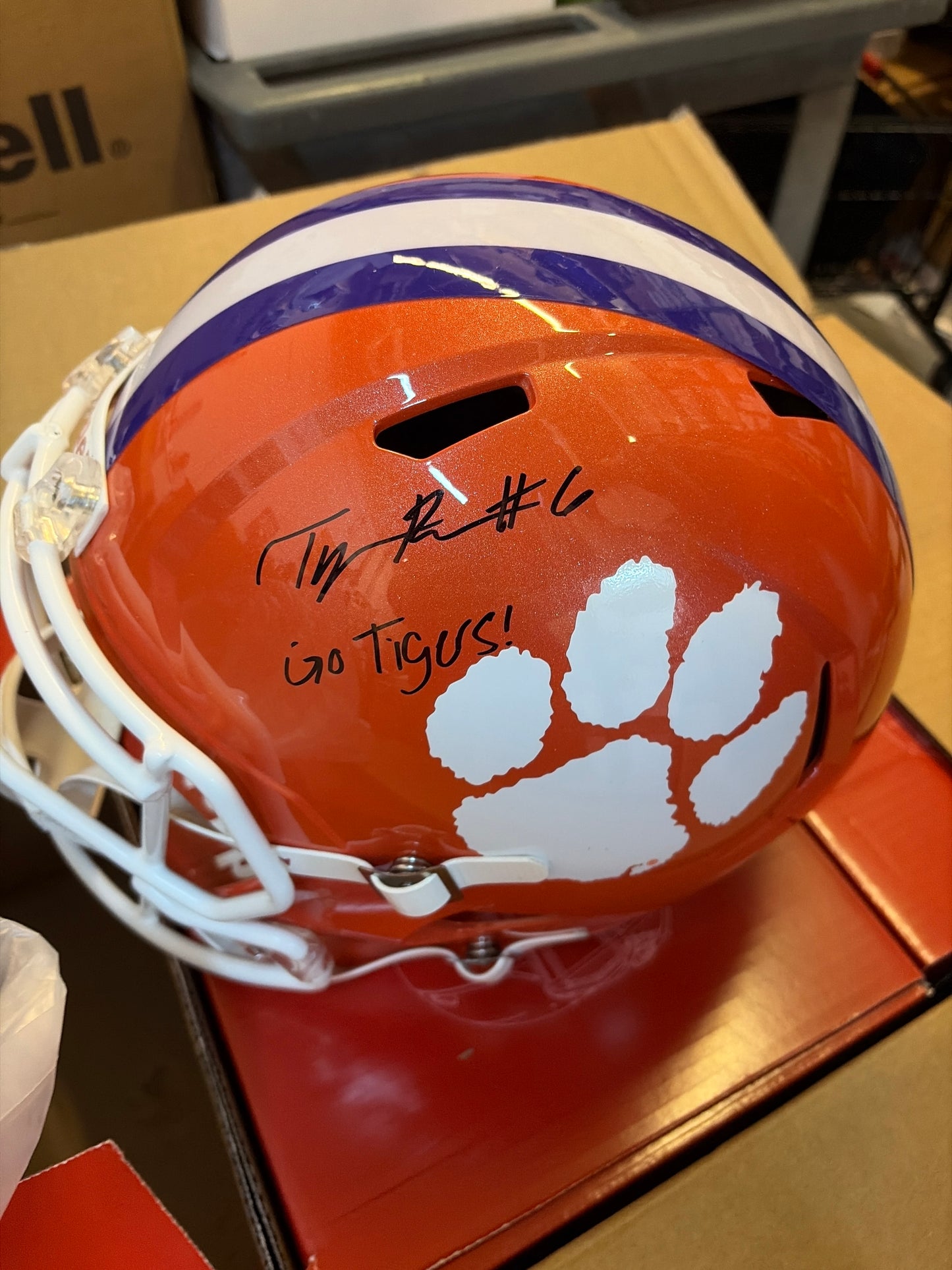 Tyler Brown Autographed Full Size Helmet