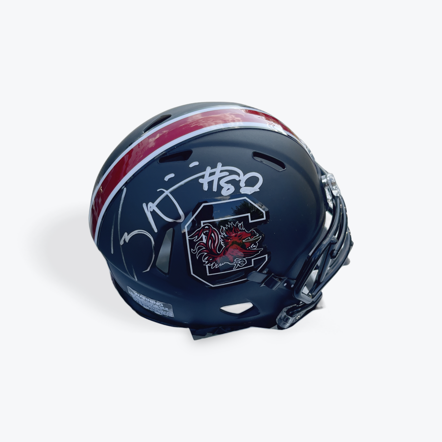 Troy Williamson Signed Mini Helmet