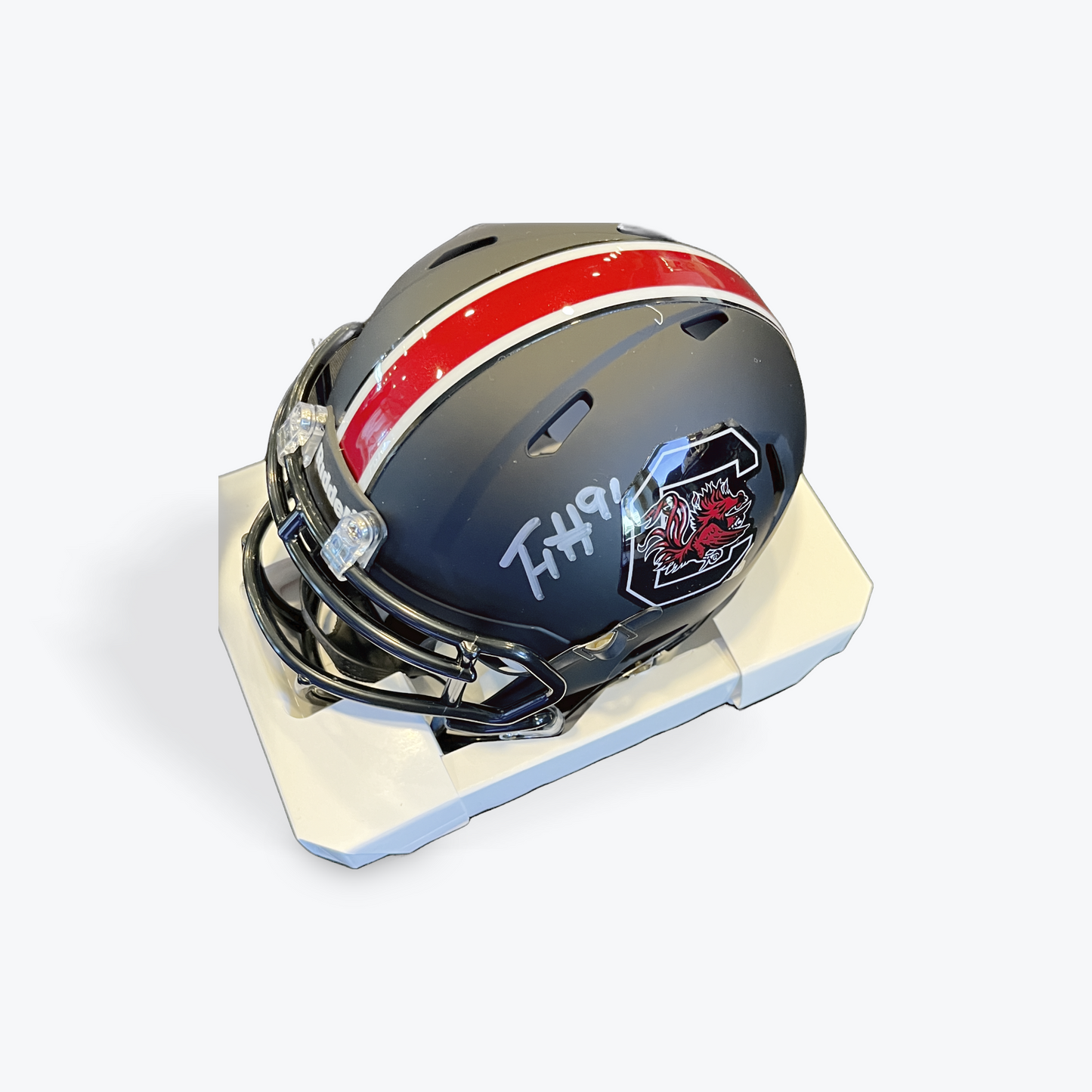 Tonka Hemingway Signed Mini Helmet