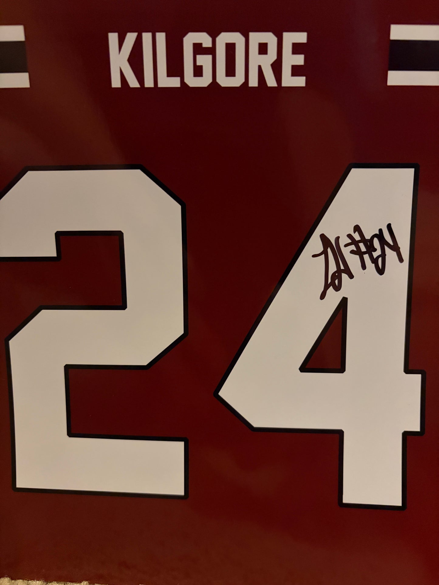 Jalon Kilgore Signed Jersey Photo