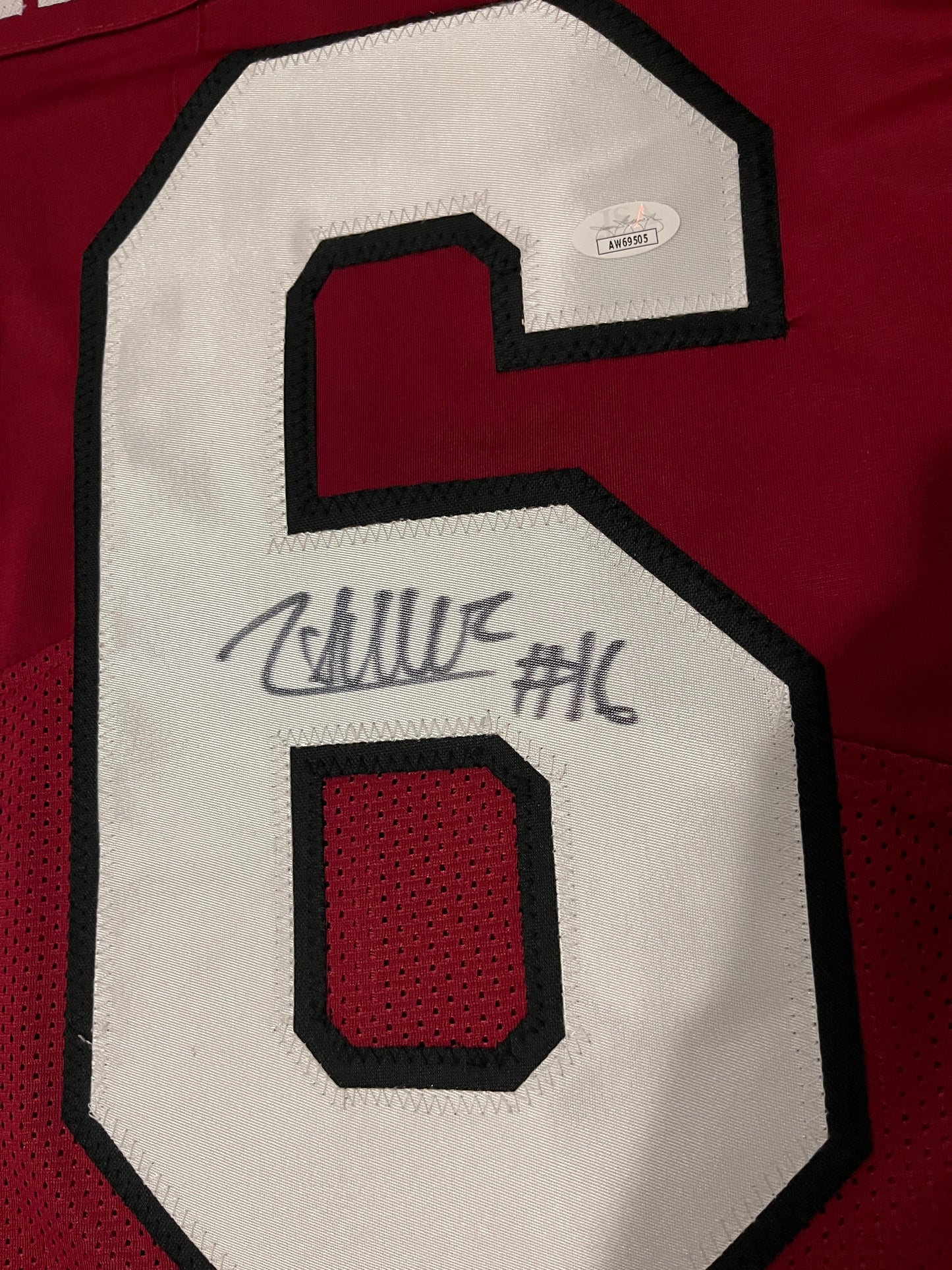 LaNorris Sellers Signed Custom Game Cut Jersey - JSA COA