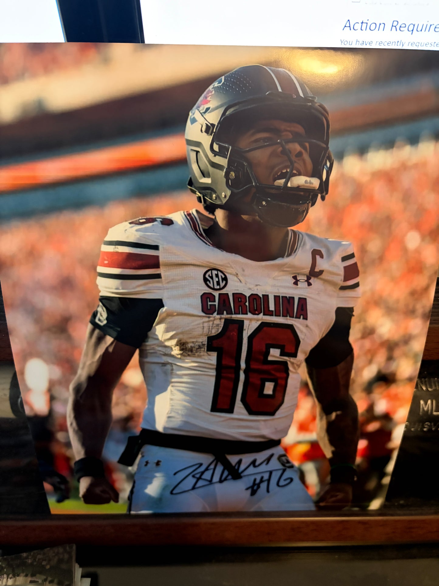 LaNorris Sellers Signed 8x10 Photo 2