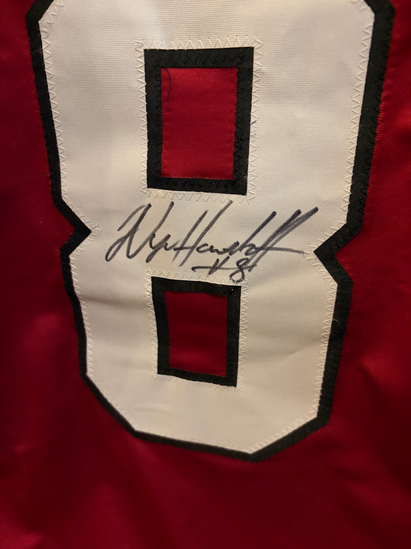 Nyck Harbor Signed Custom Jersey (Garnet)
