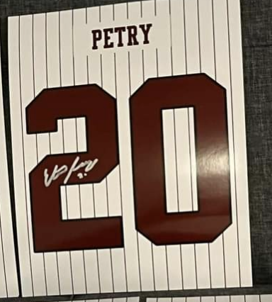 Ethan Petry Signed Jersey Photo