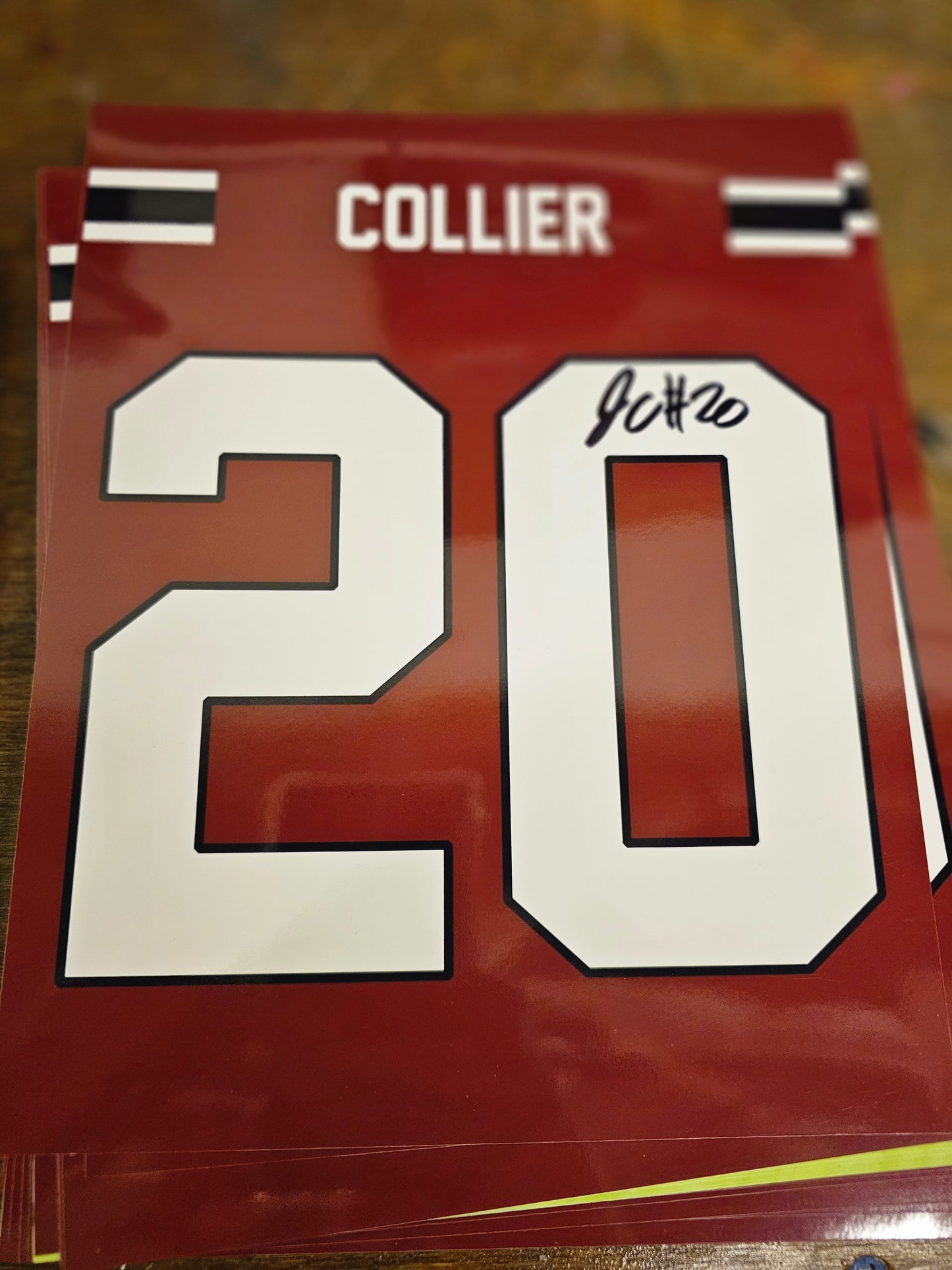 Judge Collier Signed Jersey Photo