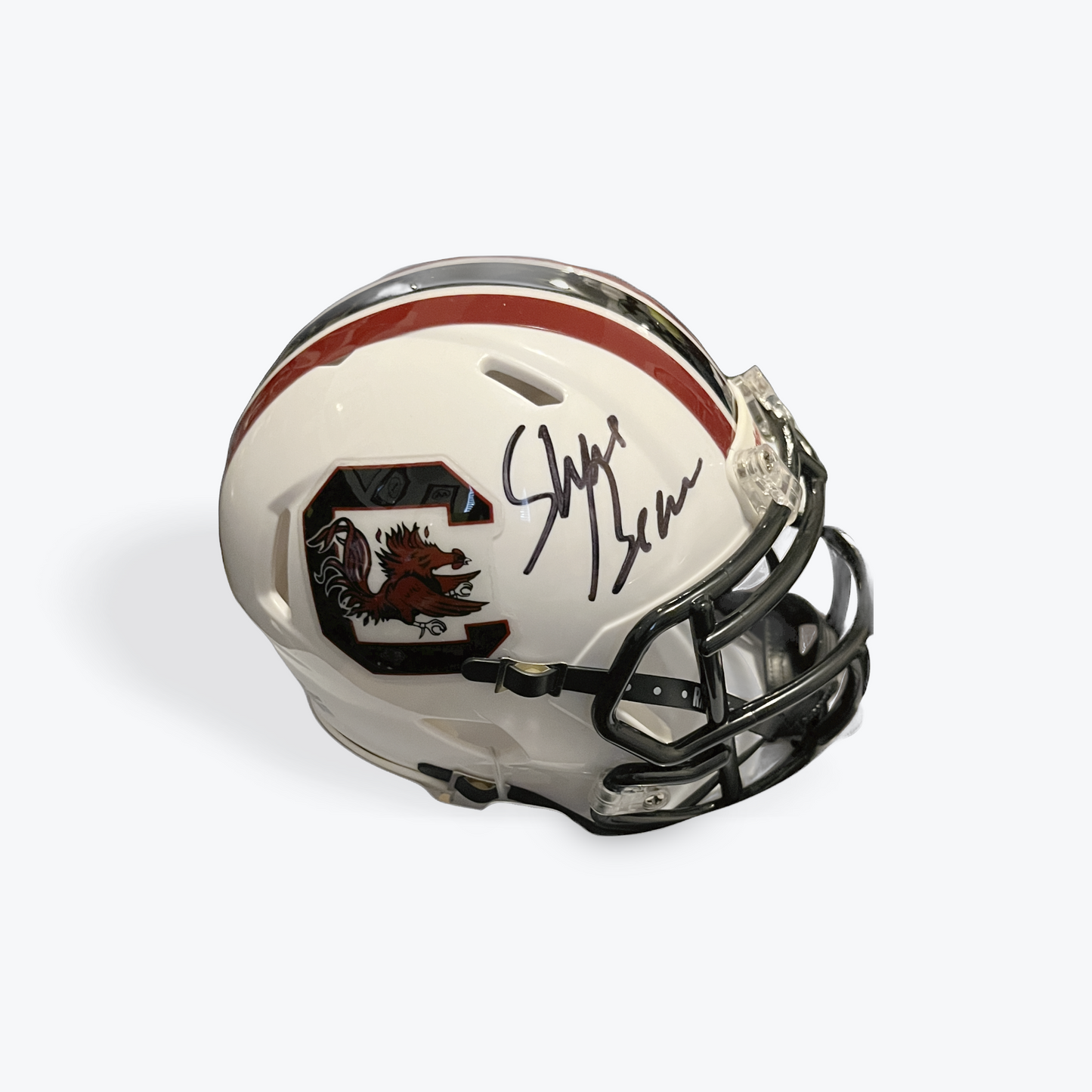 Shane Beamer Signed Mini Helmet