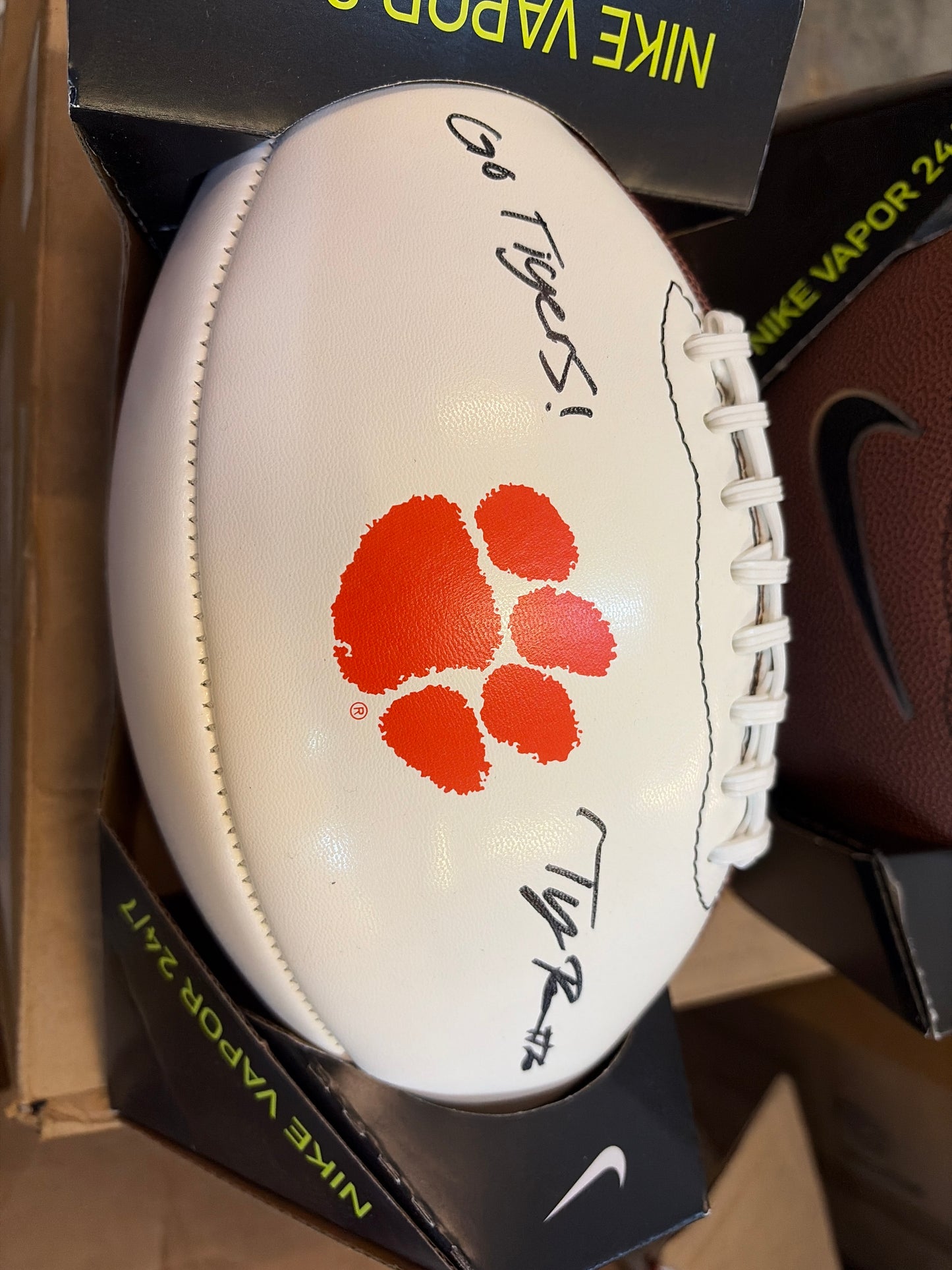 Tyler Brown Autographed Nike Football
