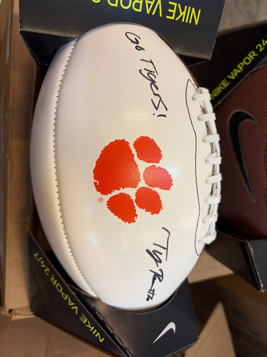 Tyler Brown Autographed Nike Football