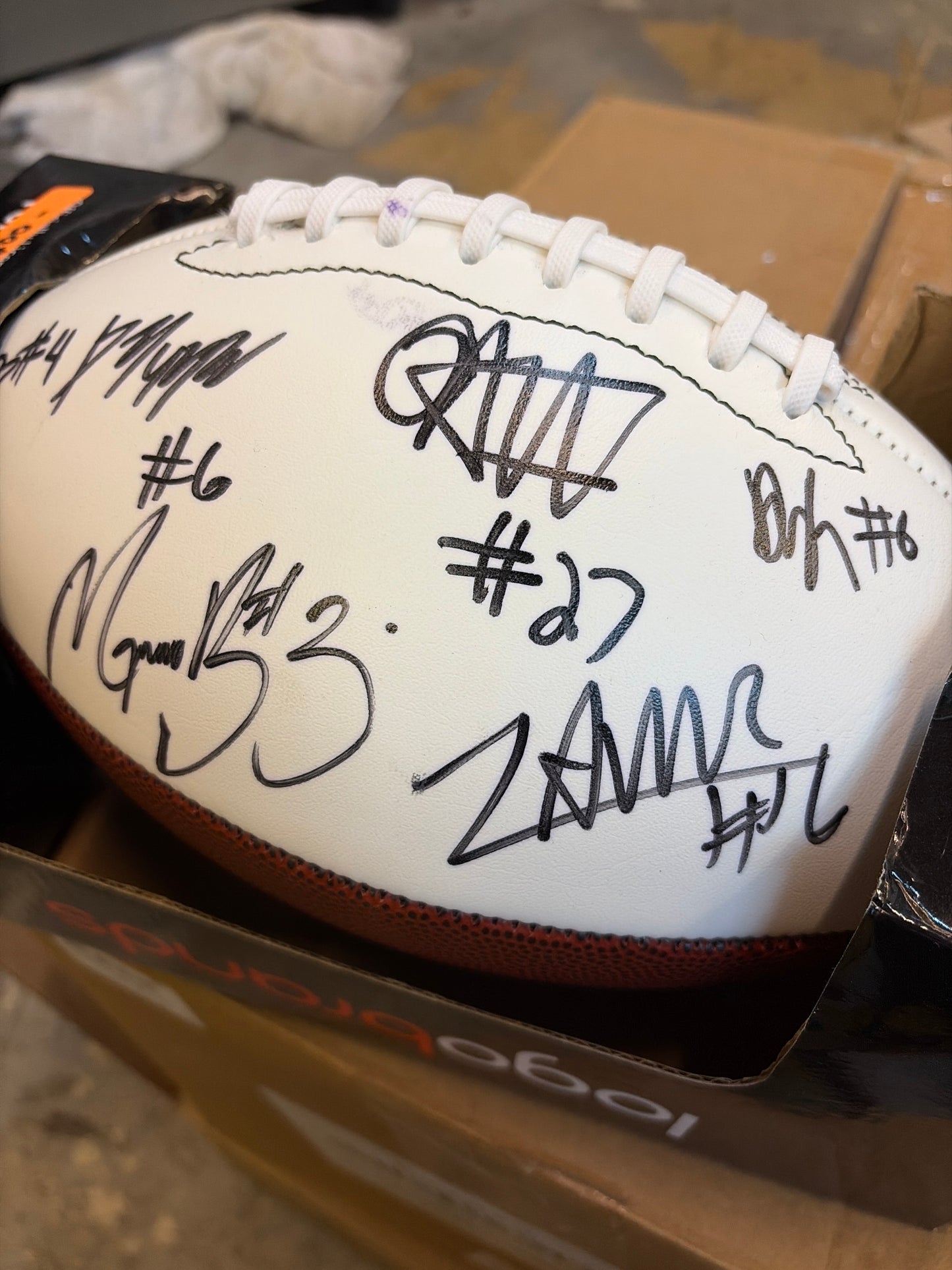 2025 ‘Team' Signed Full-Size Football