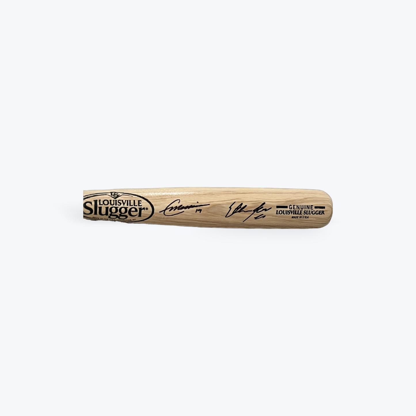 Petry/Messina Dual Signed Baseball Bat