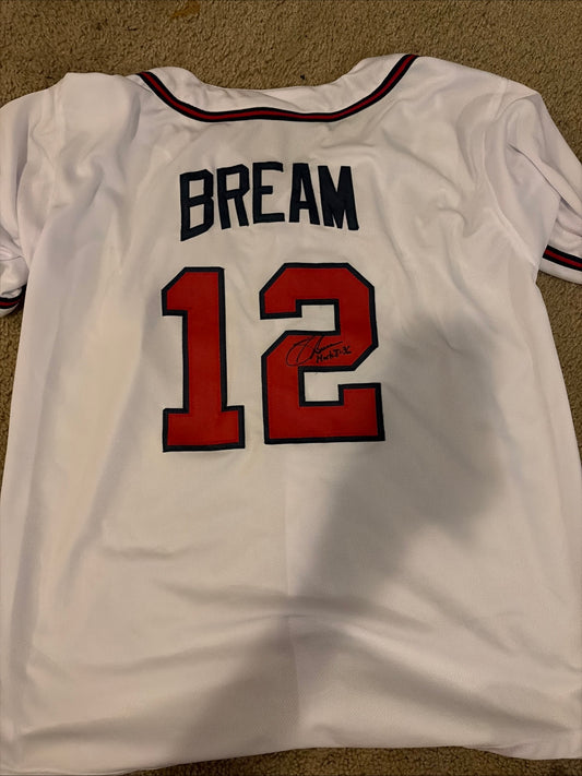 Atlanta Braves - Sid Bream Autographed Custom Jersey