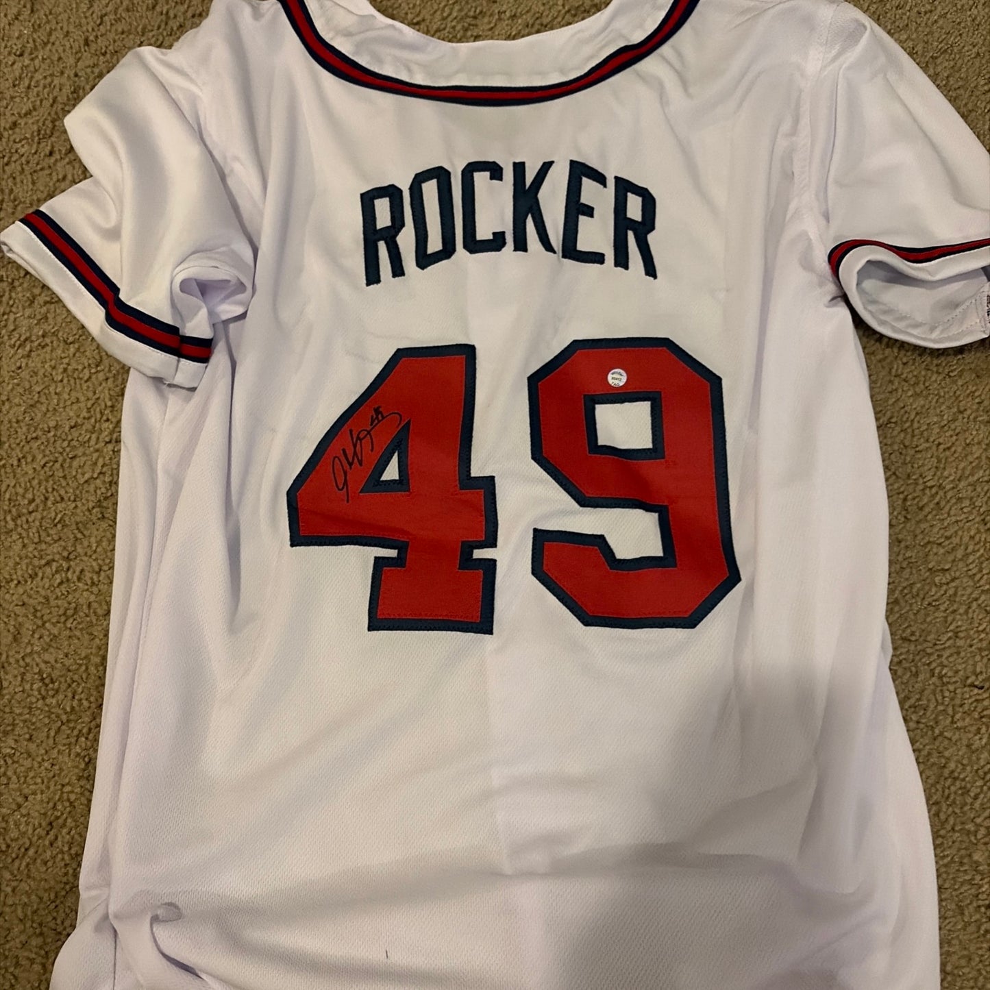 Atlanta Braves - John Rocker Autographed Custom Jersey