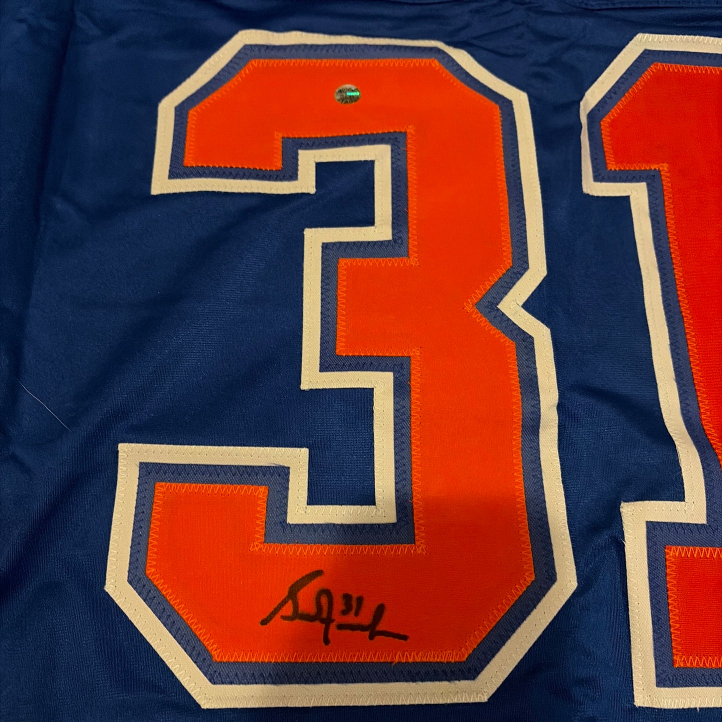 Edmonton Oilers - Grant Fuhr Autographed Custom Jersey