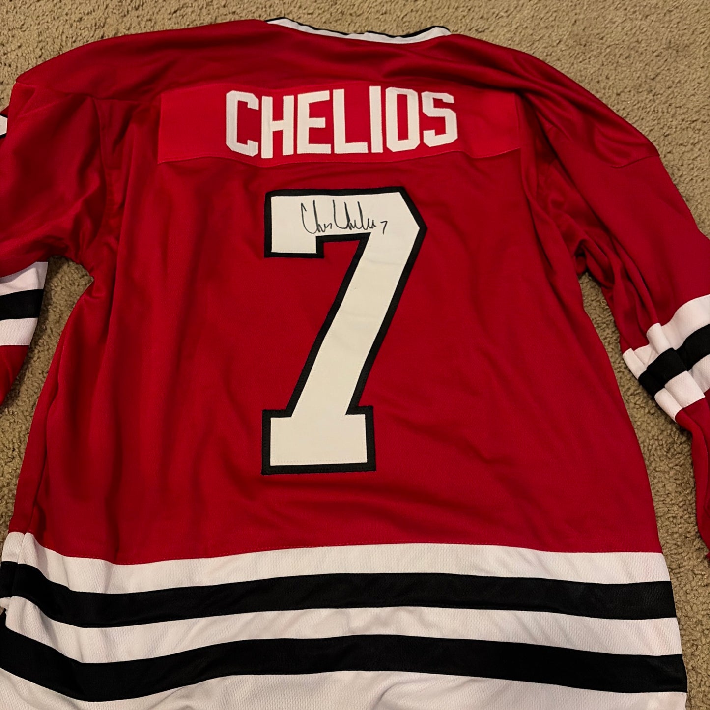 Chicago Blackhawks - Chris Chelios Autographed Custom Jersey
