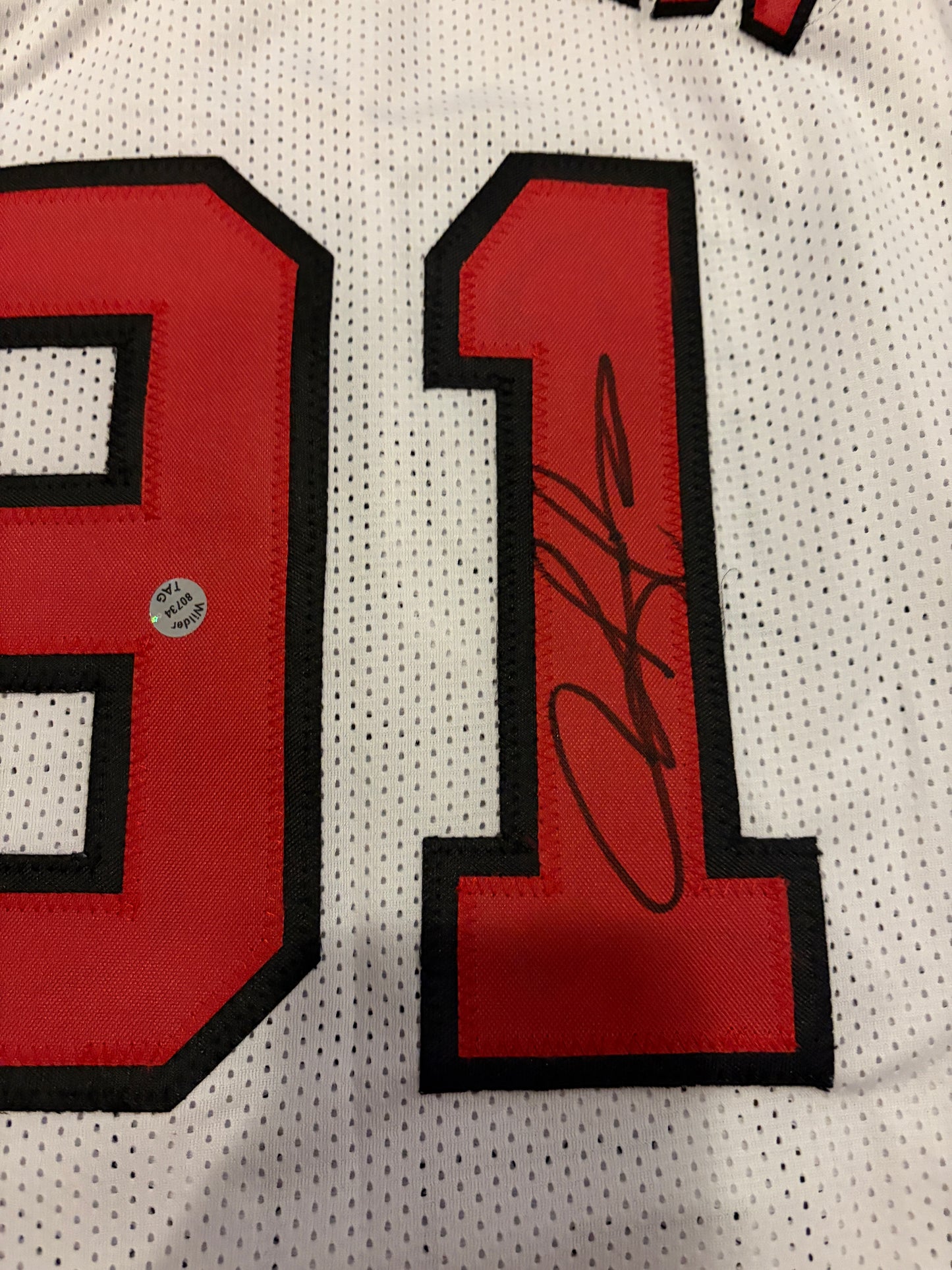 Chicago Bulls - Dennis Rodman Autographed Custom Jersey White