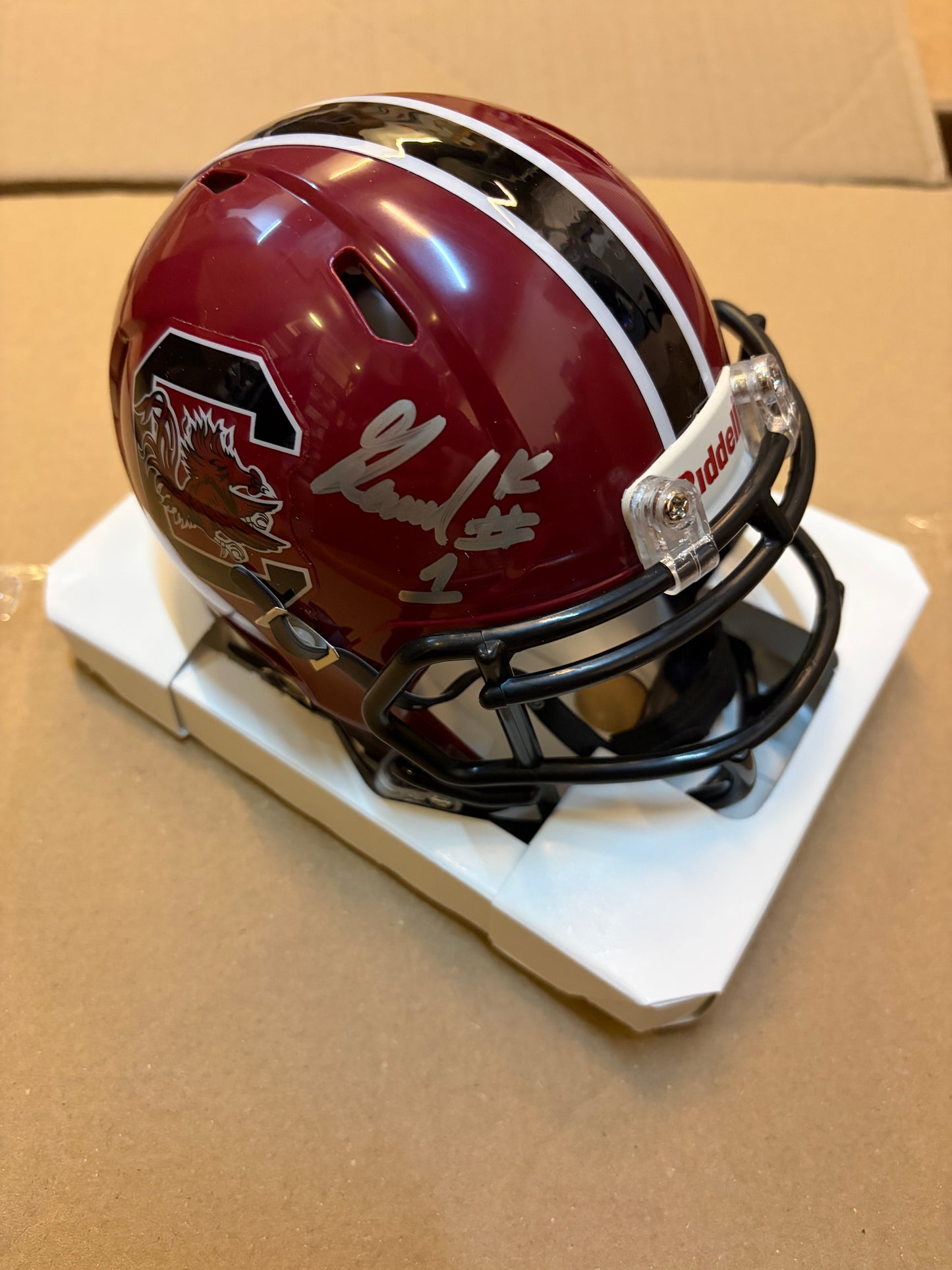 Gerald Kilgore Autographed Mini Helmet (Garnet)