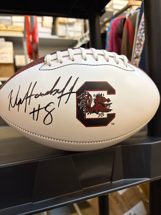 Nyck Harbor Autographed Full Size Football