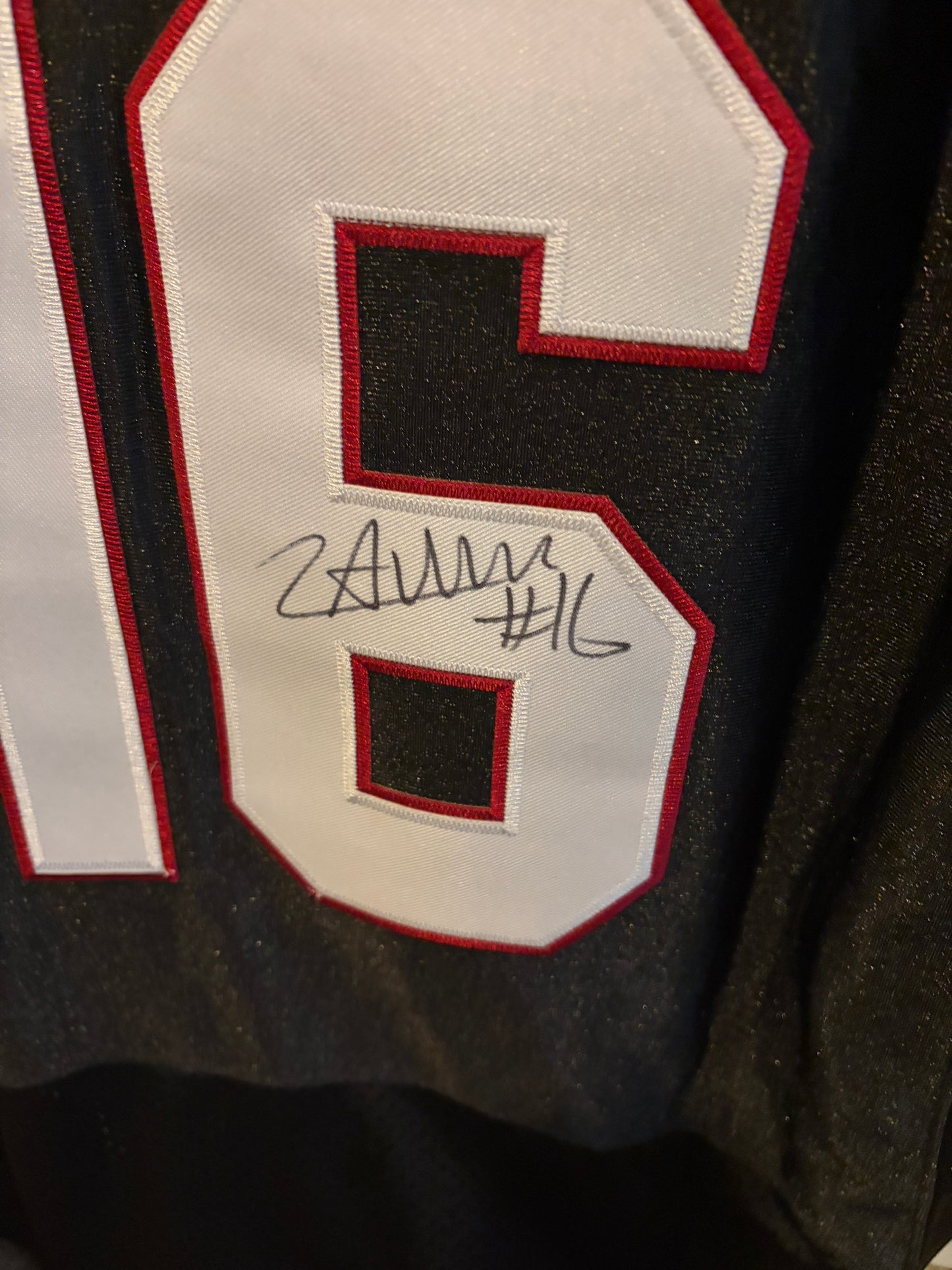 LaNorris Sellers Signed Custom Jersey (Black)