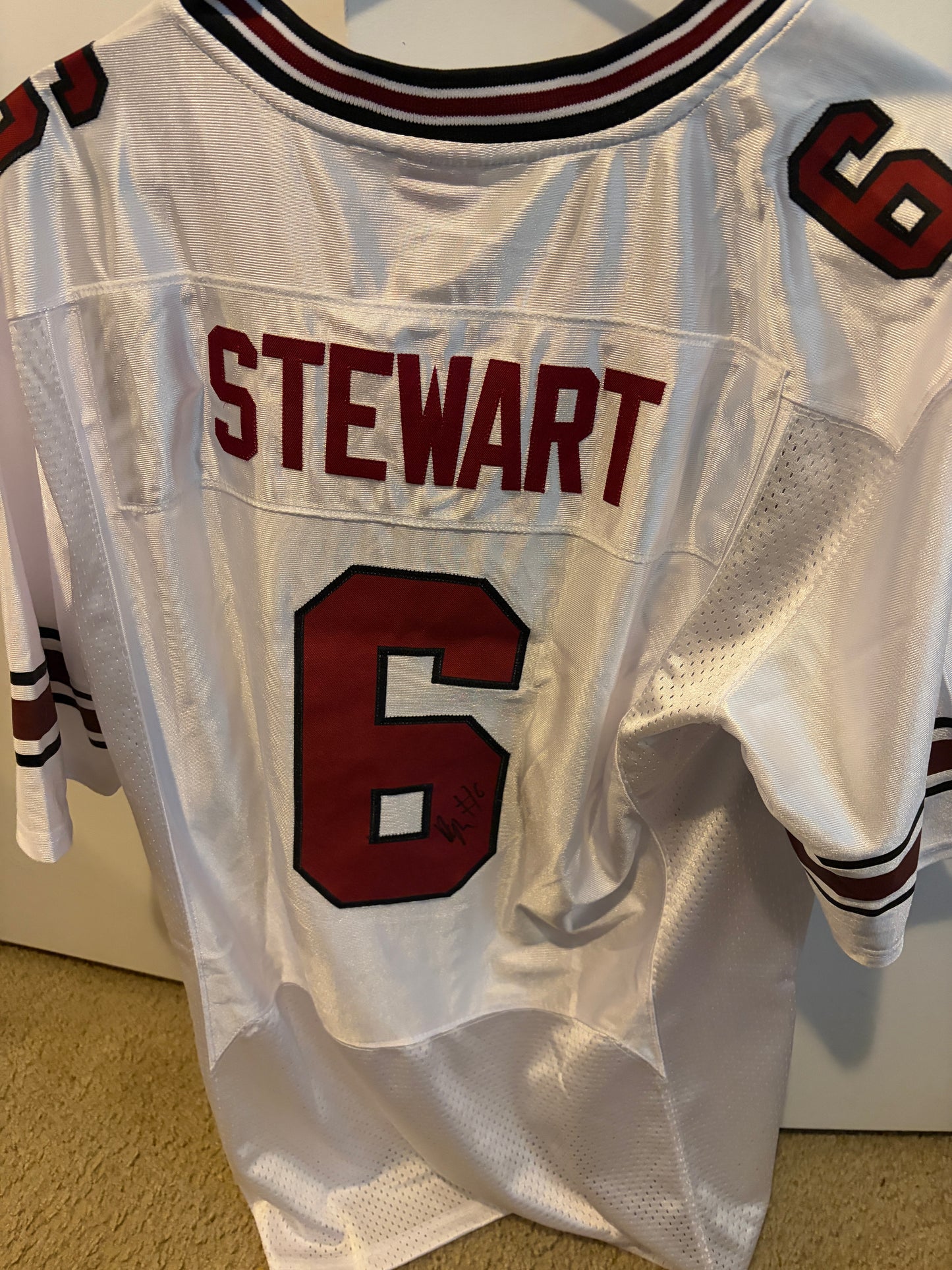 Dylan Stewart Signed Custom Jersey (White)