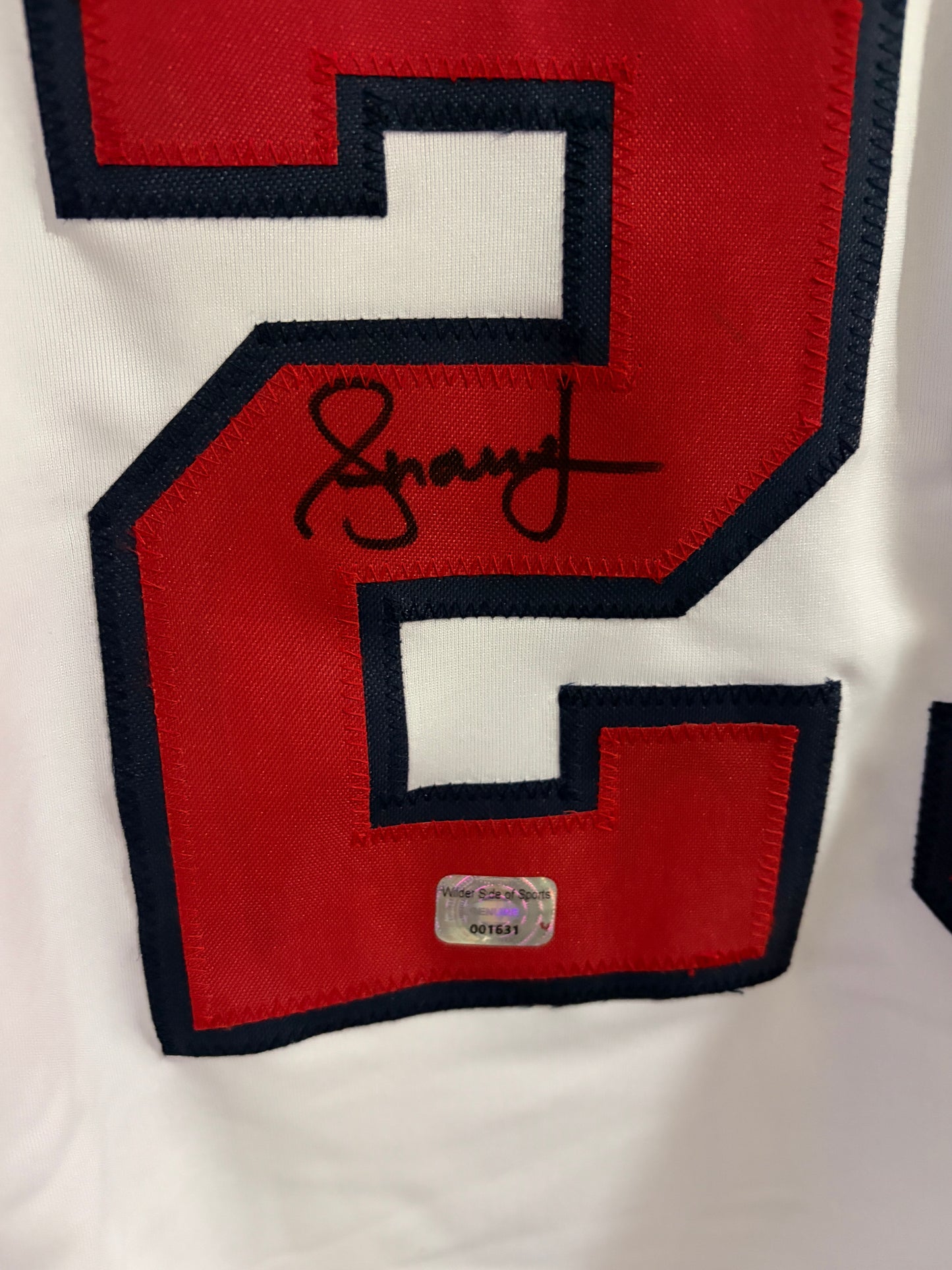 Atlanta Braves - Andrew Jones Autographed Custom Jersey
