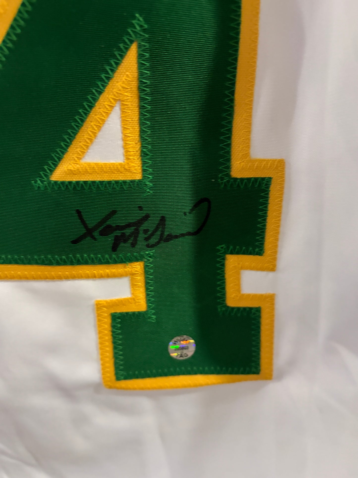 Seattle Supersonics - Xavier McDaniel Autographed Custom Jersey