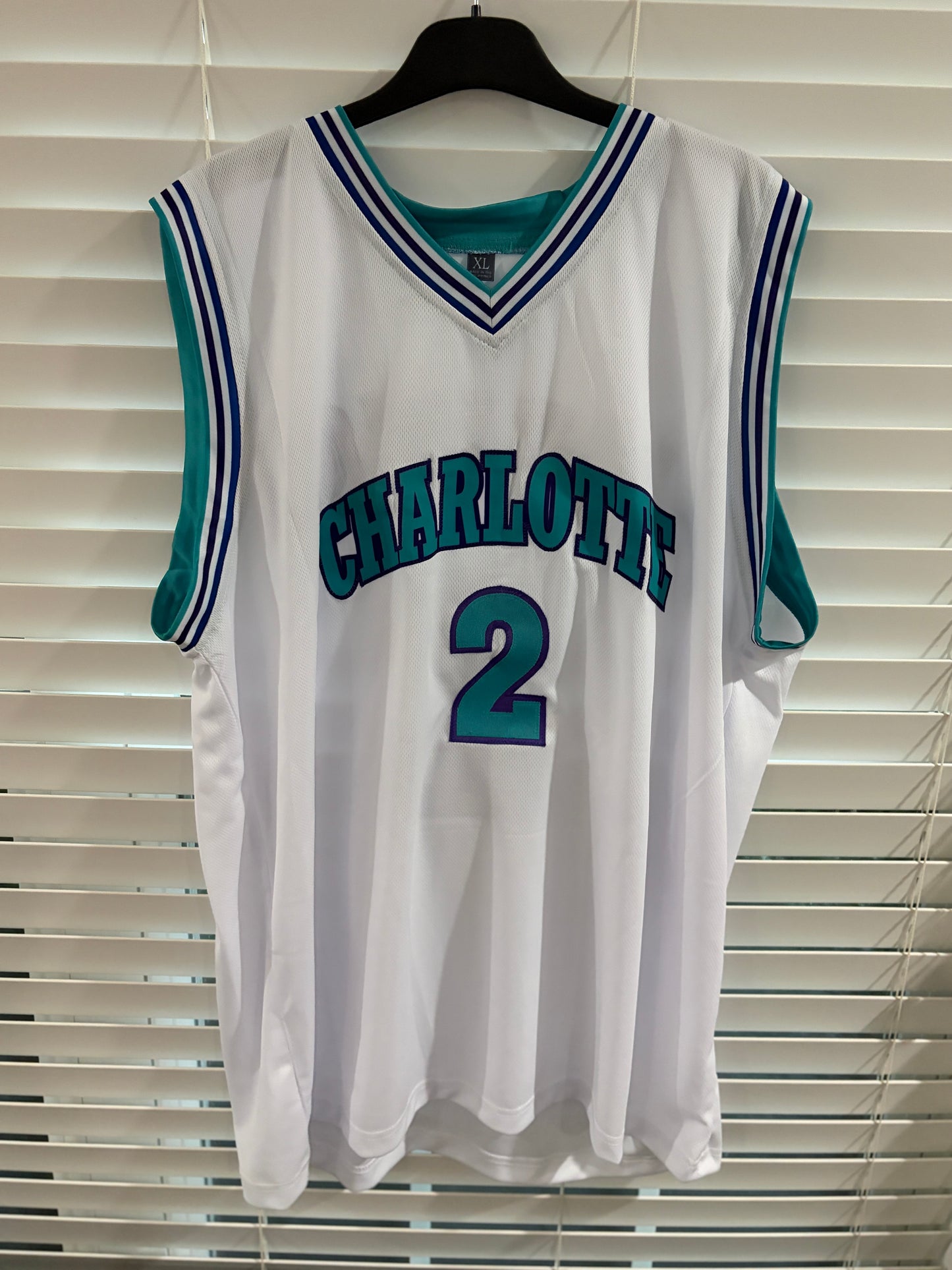Charlotte Hornets - Larry Johnson Autographed Custom Jersey