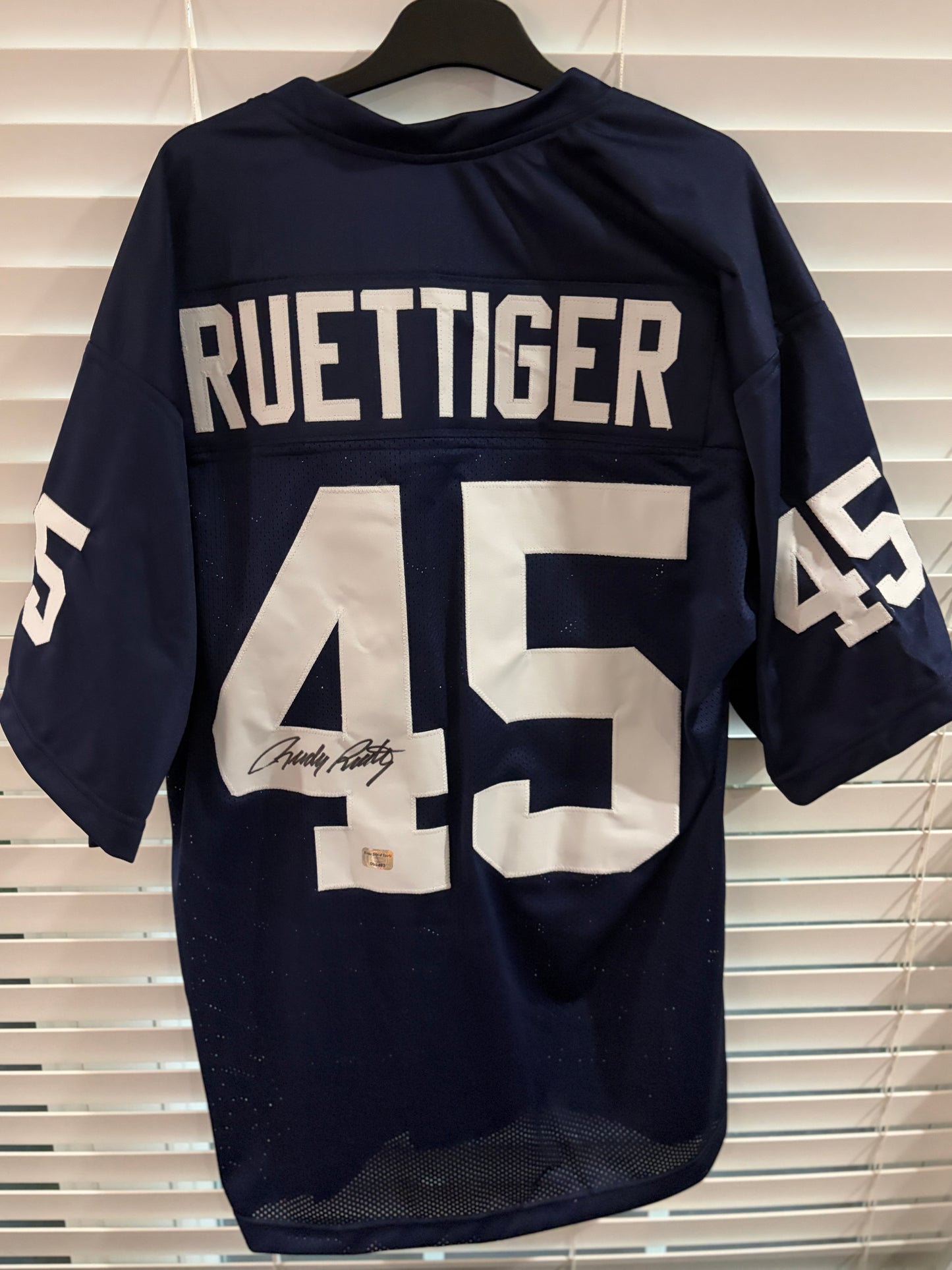 Notre Dame - Rudy Ruettiger Autographed Jersey