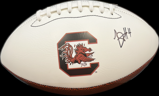 Vicari Swain Autographed Full Size Football - No Inscription