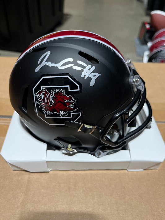 Judge Collier Autographed Mini Helmet - Black