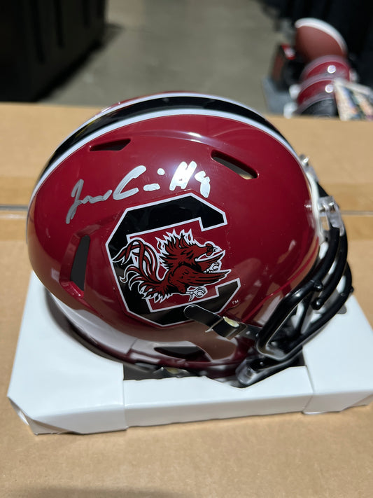 Judge Collier Autographed Mini Helmet - Garnet