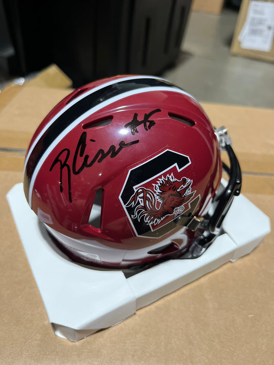 Brandon Cisse Autographed Mini Helmet - Garnet