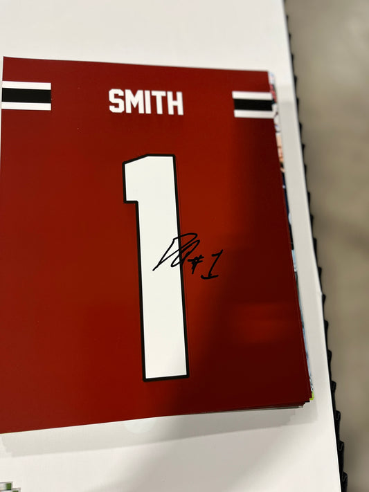 DQ Smith Autographed 8x10 Jersey Photo