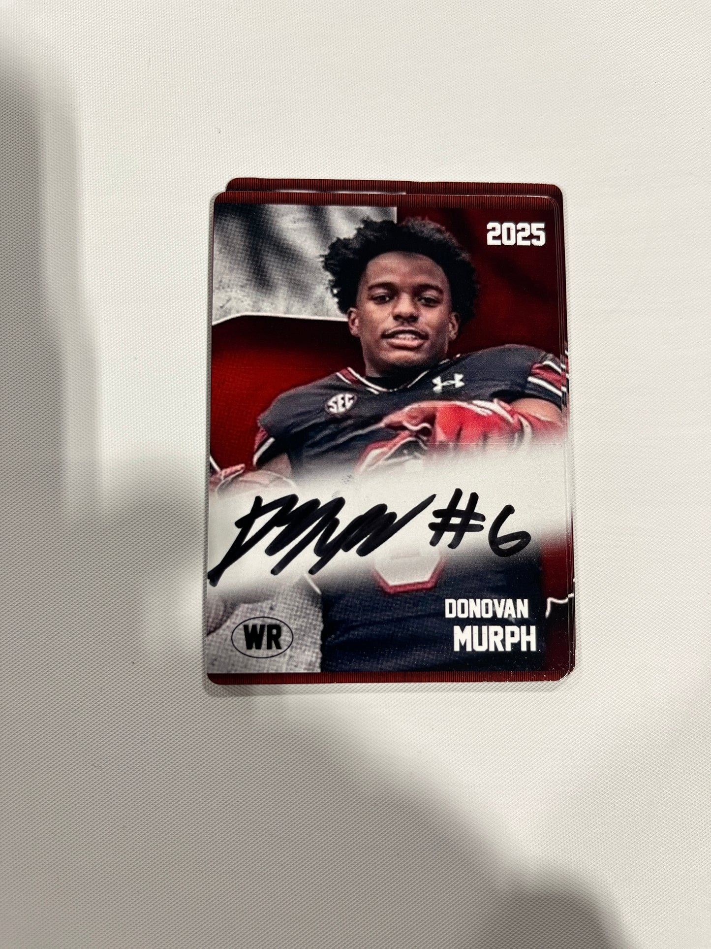 Donovan Murph Autographed Custom Trading Card