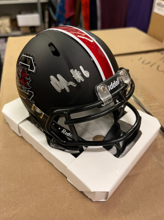 Dylan Stewart Autographed Mini Helmet (Black)
